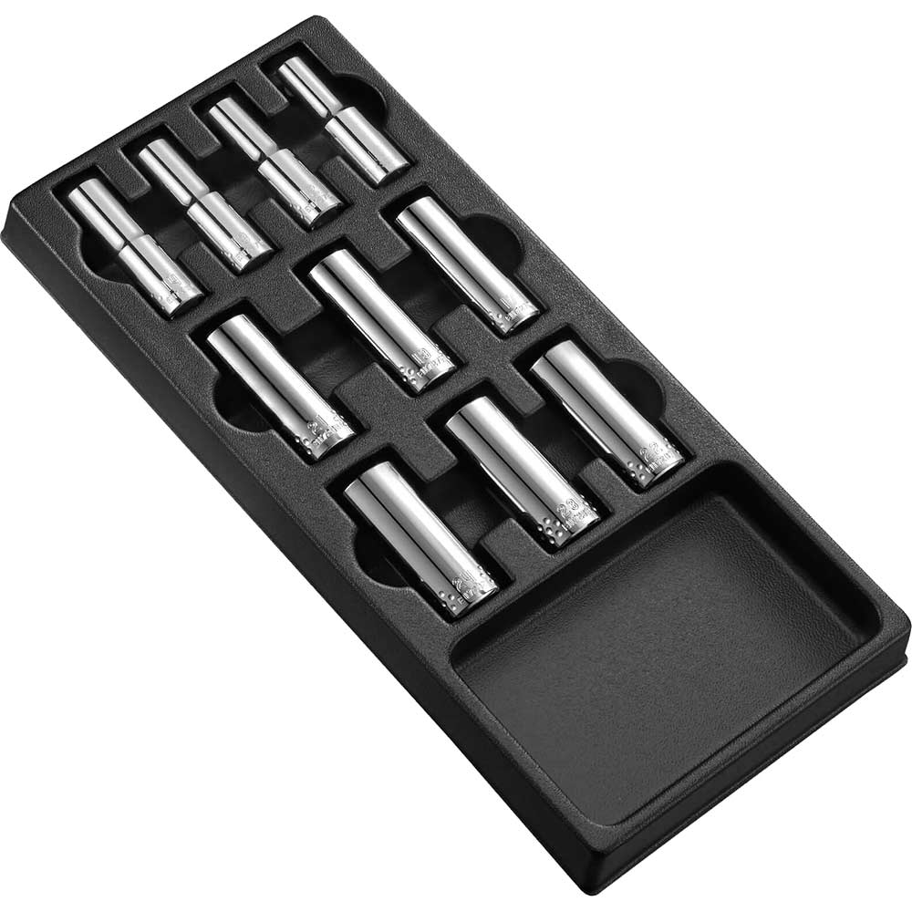 Britool Expert 10 Piece 12 Drive Deep Socket Set 10mm 24mm in Module Tray
