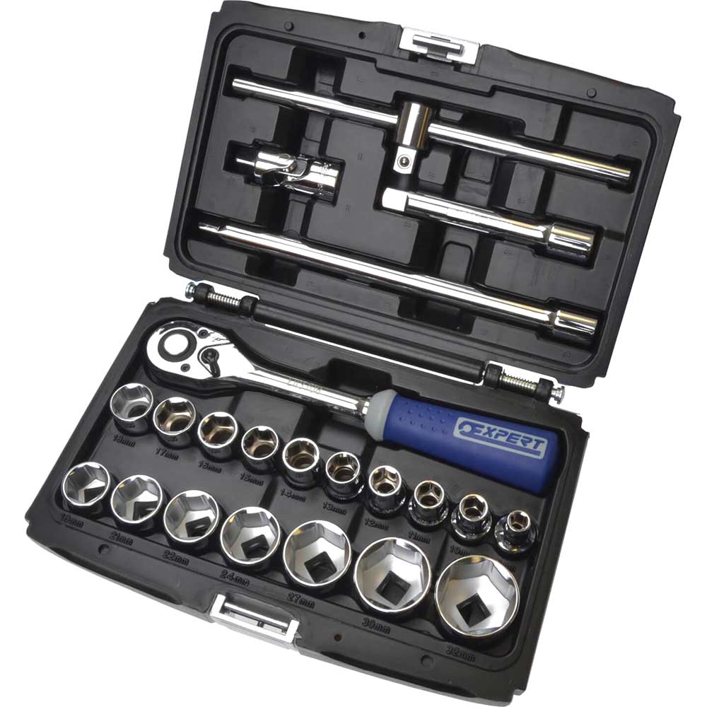 Britool 22 Piece 12 Drive Socket Set Metric