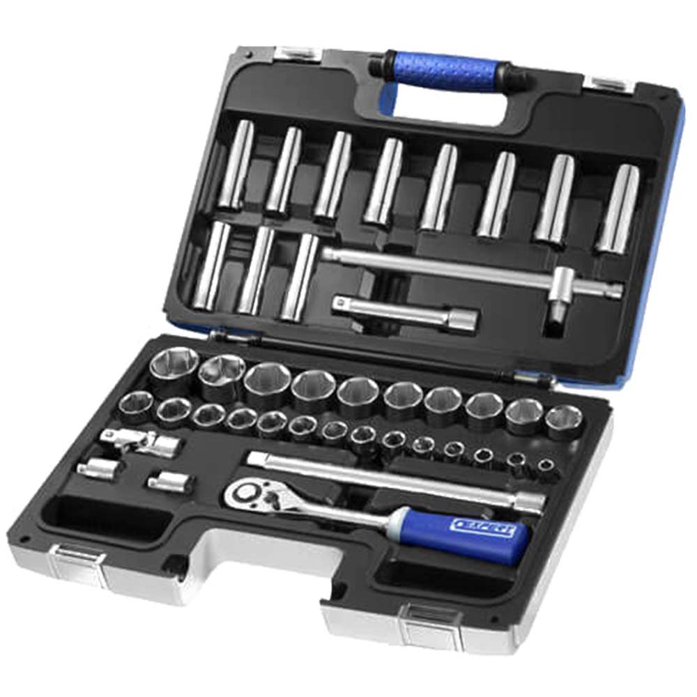 Britool 42 Piece 12 Drive Socket and Accessory Set Metric
