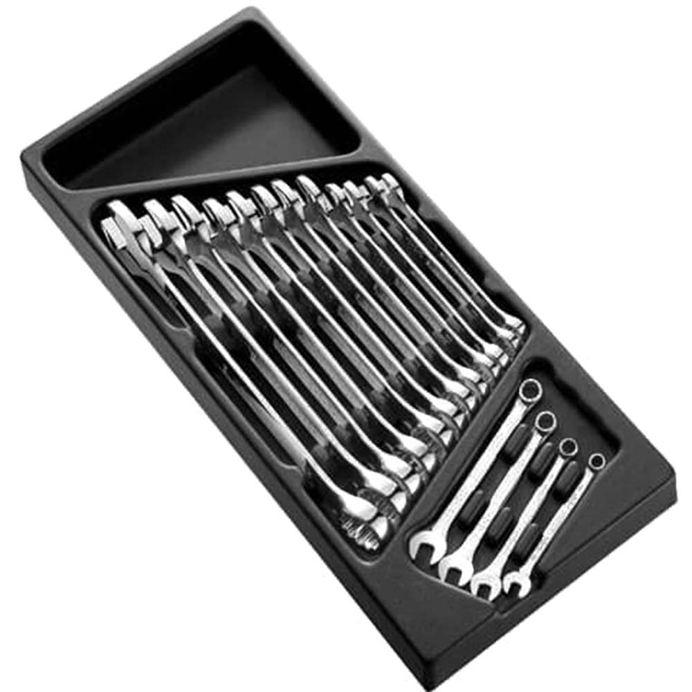 Britool 16 Piece Combination Spanner Set 6mm 24mm in Module Tray