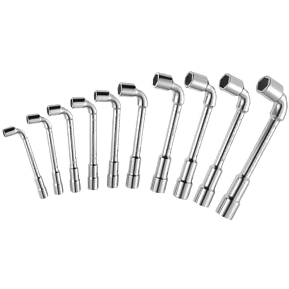 Britool 10 Piece 6 x 6 Point Angled Socket Wrench Set Metric