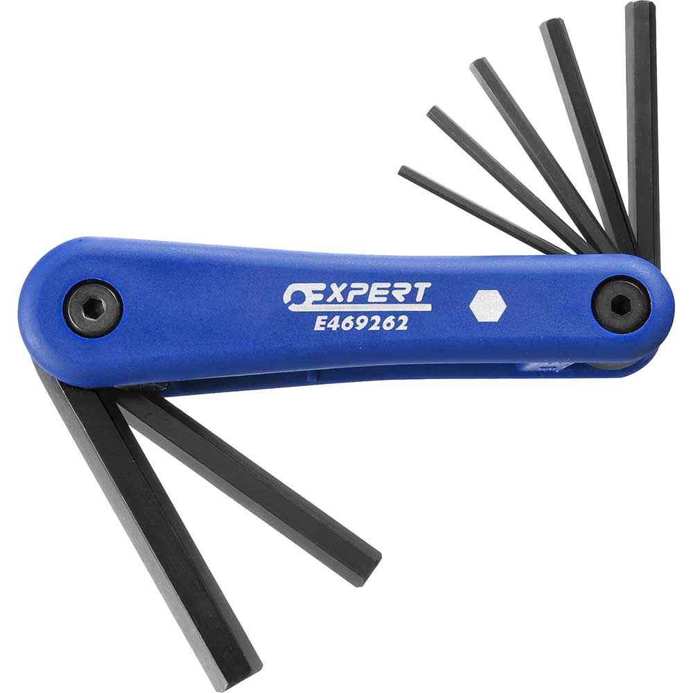 Britool 7 Piece Folding Hexagon Allen Key Set 25 10mm