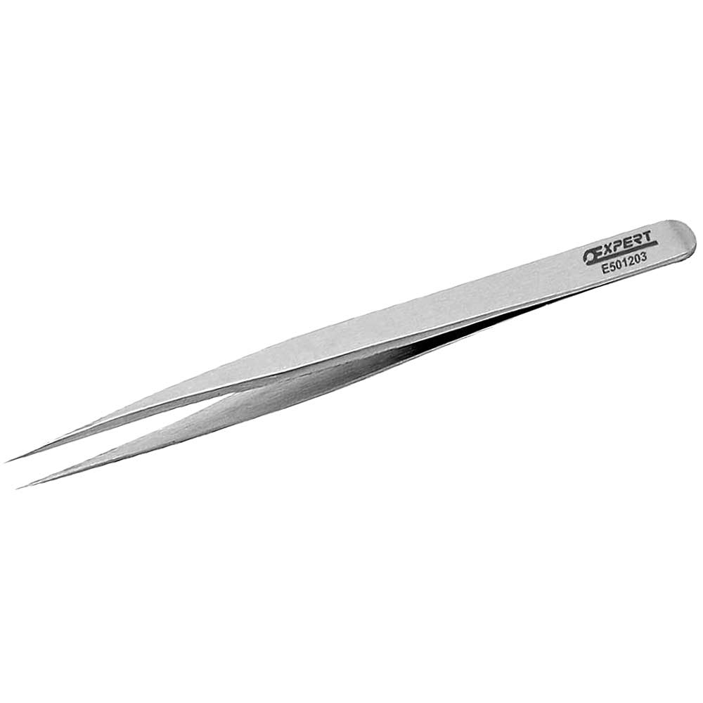 Britool Expert Anti Magnetic Stainless Steel Straight Tweezers 120mm