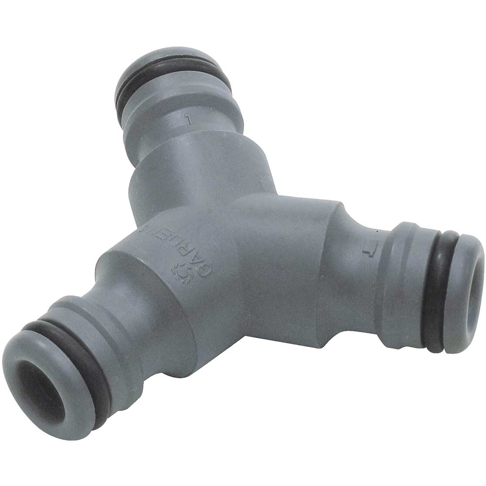 Gardena 3 Way Y Adaptor for 125mm 12 and 19mm 34 Hoses