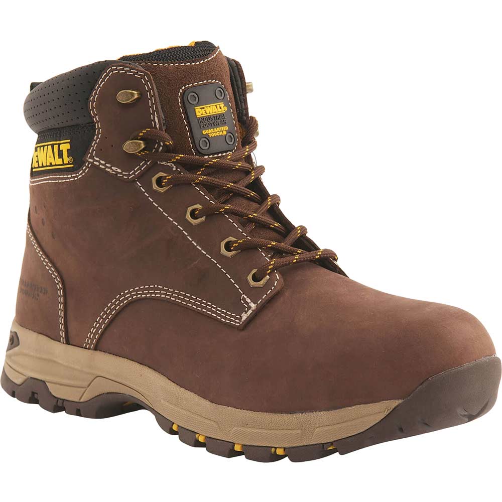 DeWalt Carbon Safety Hiker Work Boots Size 7 Brown