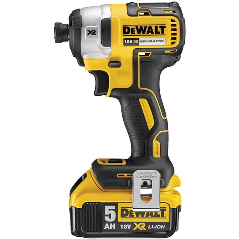 DeWalt DCF887P2 18v Cordless XR Brushless Impact Driver with 2 Lithium Ion Batteries 5ah