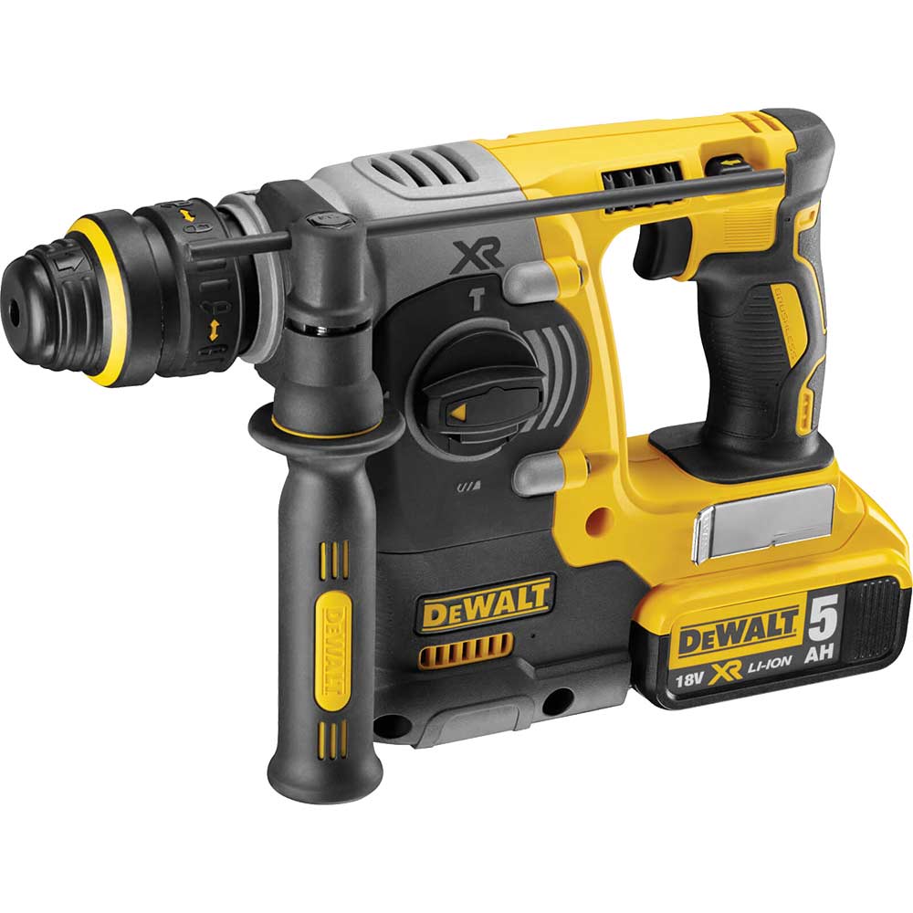 DeWalt DCH274P2 18v Cordless Brushless XR Rotary SDS Hammer Drill with 2 Lithium Ion Batteries 5ah and Quick Change Chuck