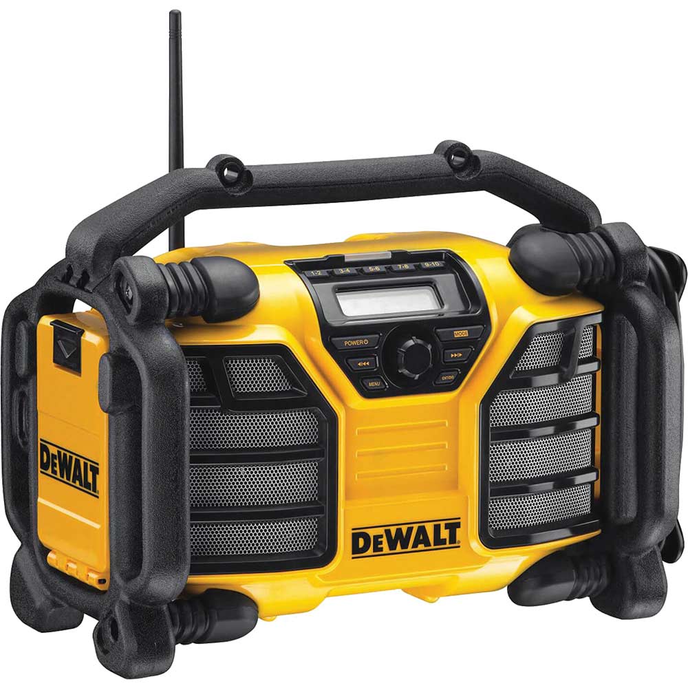 DeWalt DCR017 XR DAB Digital Site Workshop Radio and Battery Charger 18v 110v
