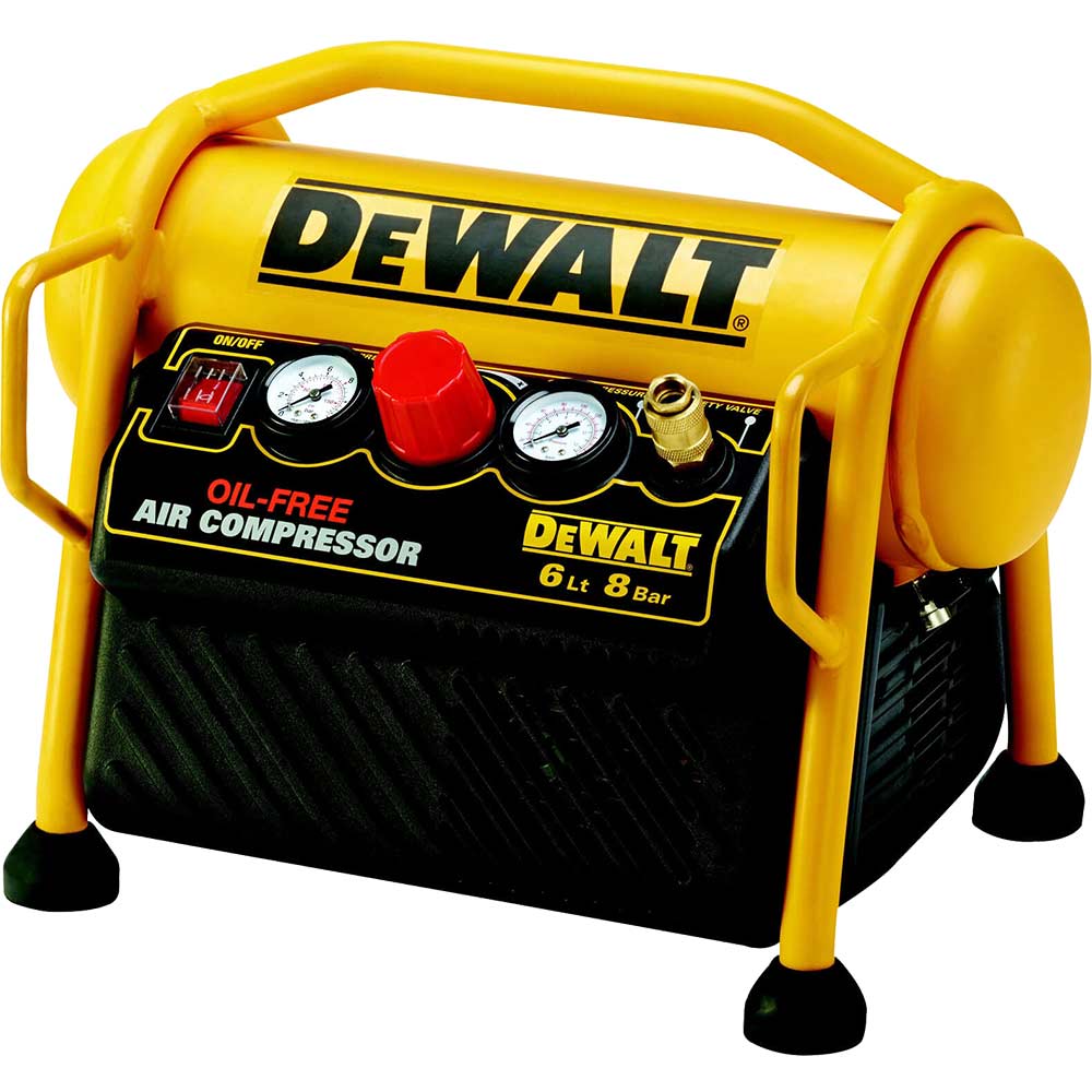 Dewalt DPC6MR Mini Roll Cage Air Compressor 6 Litre Tank 240V