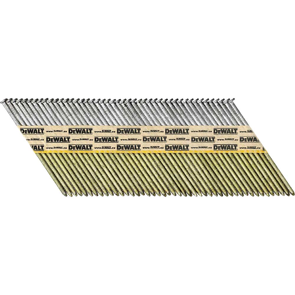 DeWalt 50mm x 28mm Ring Shank Hot Dip Galvanised 34 Degree Nails Pack of 1100