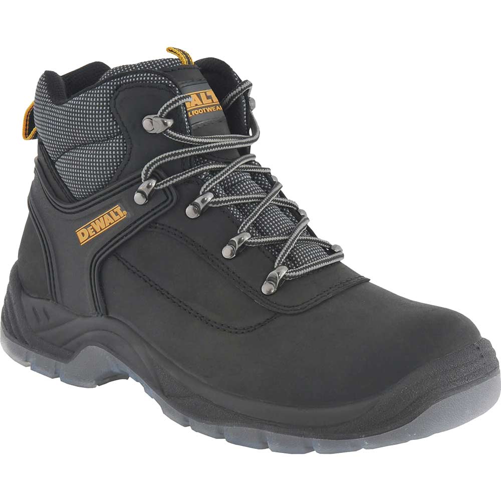 DeWalt Laser Hiker Safety Work Boots Size 8 Black