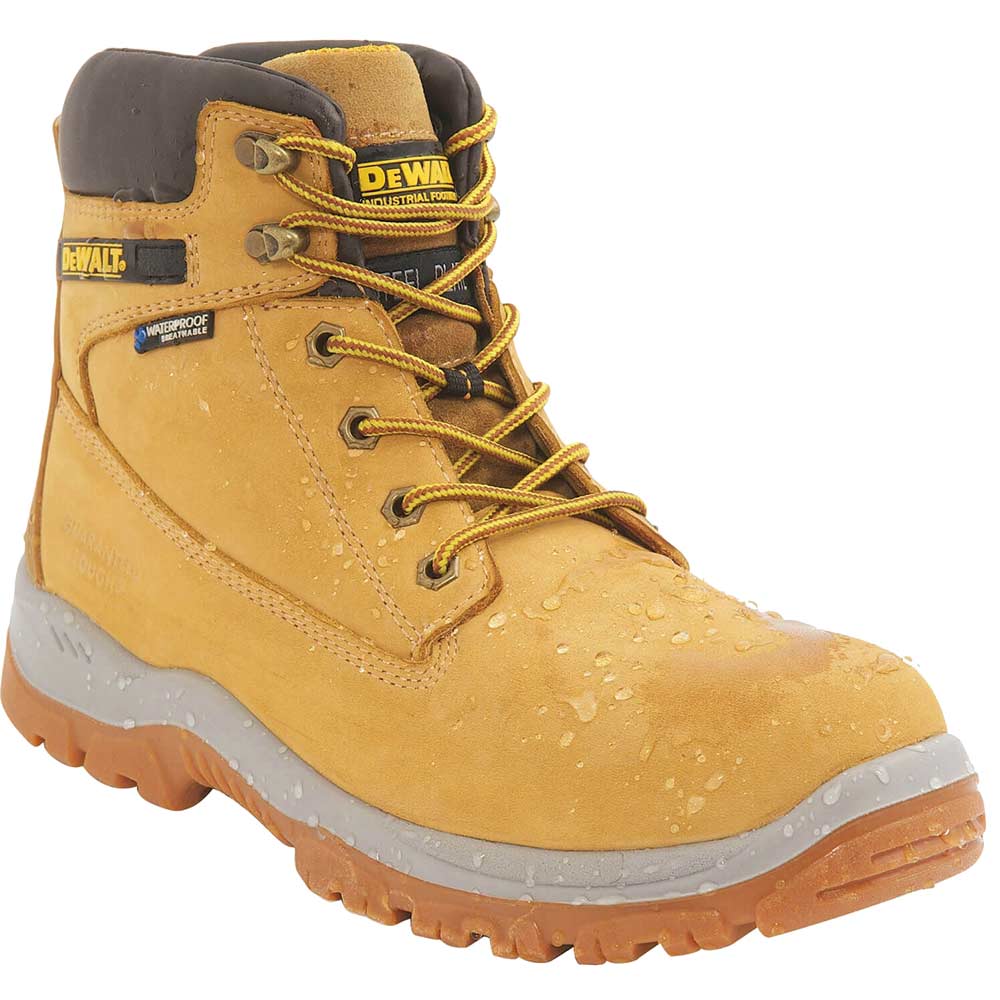 DeWalt Titanium S3 Safety Work Boots Size 11 Honey