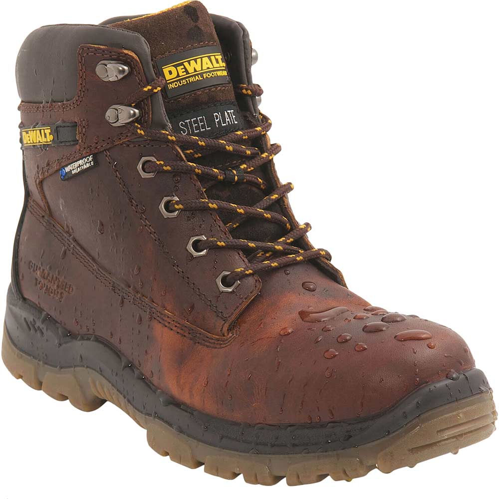 DeWalt Titanium S3 Safety Work Boots Size 6 Tan