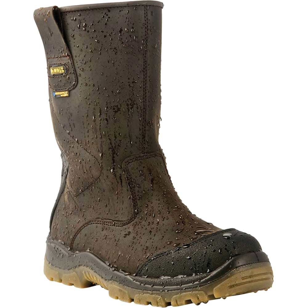 DeWalt Tungsten S3 Rigger Work Boots Size 6 Brown
