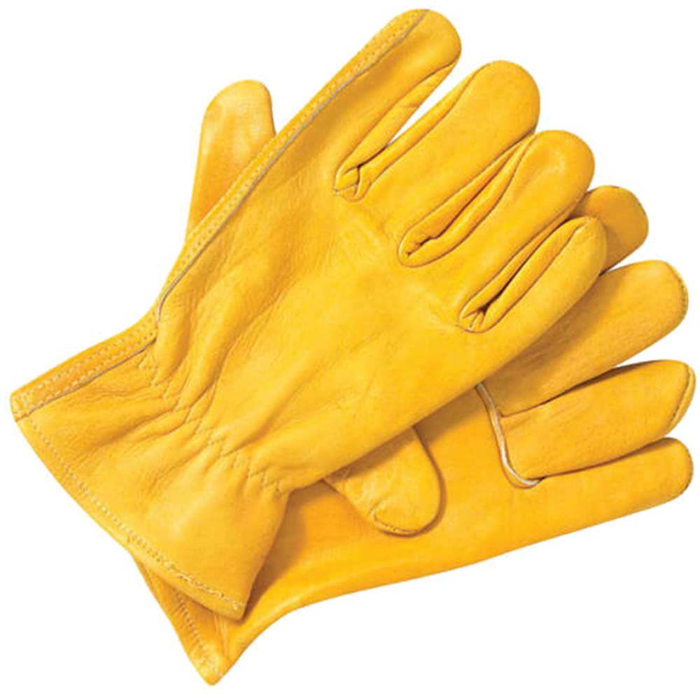 Dickies Mens Unlined Leather Glove Tan Large