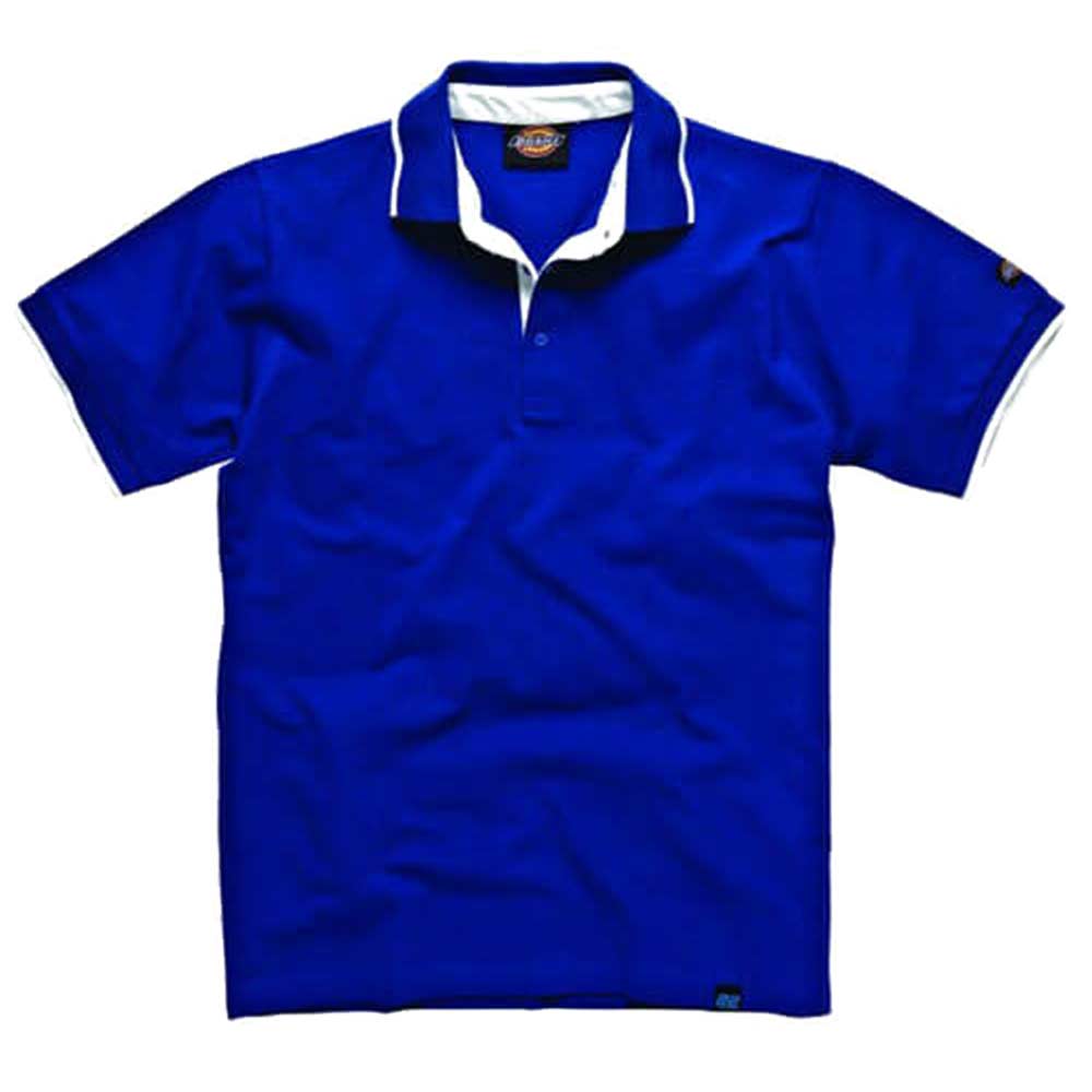 Dickies Mens Anvil Polo Shirt Blue XL