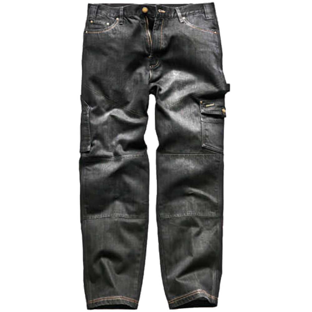 Dickies Mens Denim Work Jeans Black 38 Waist and 31 Leg