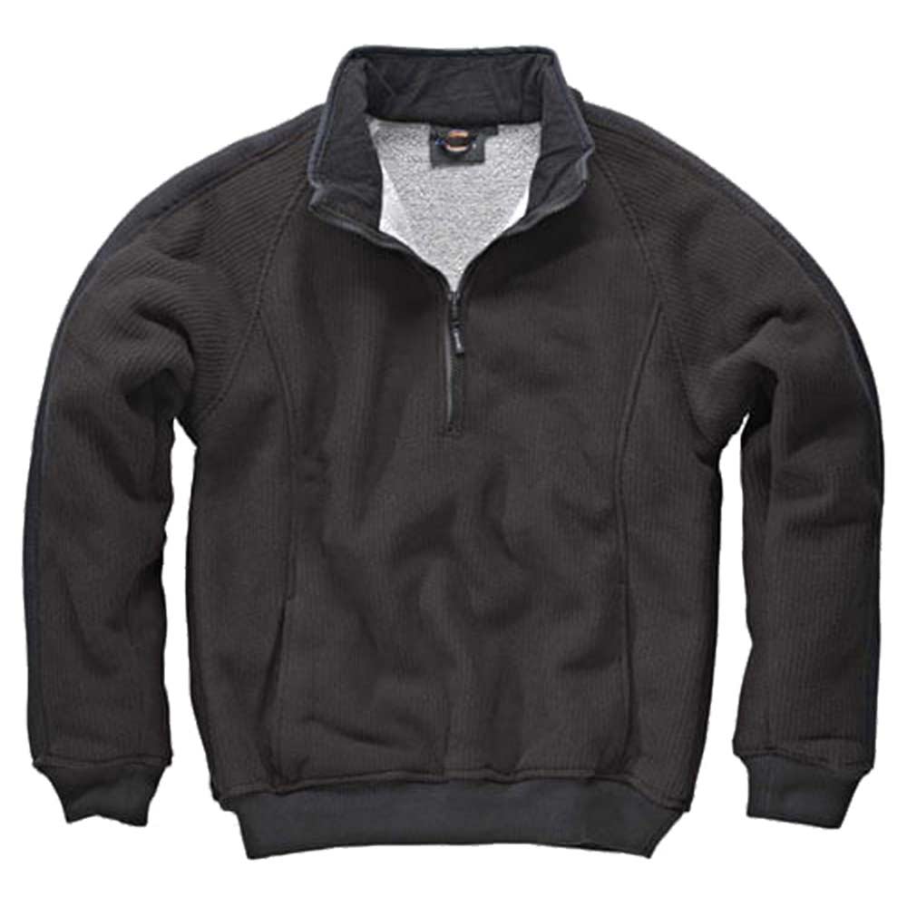 Dickies Mens Eisenhower Pullover Fleece Dark Grey Medium