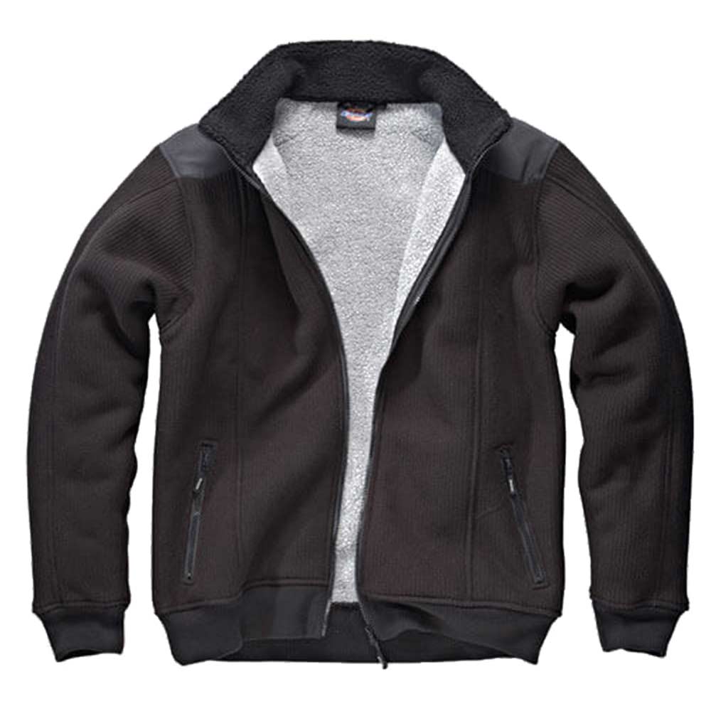 Dickies Mens Eisenhower Fleece Jacket Black Medium