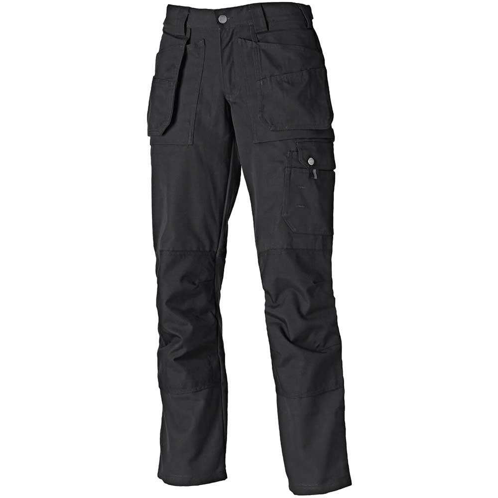 Dickies Ladies Eisenhower Multi Pocket Work Trousers Black Size 12