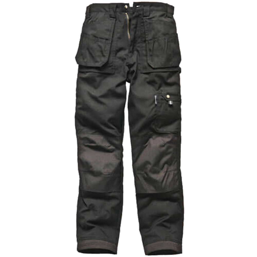 Dickies Mens Eisenhower Multi Pocket Work Trousers Black 34 Waist and 34 Leg