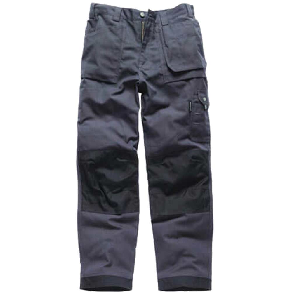 Dickies Mens Eisenhower Multi Pocket Work Trousers Grey 40 Waist 30 Leg