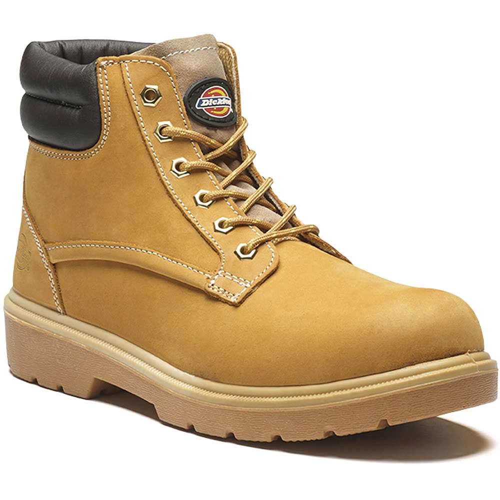 Dickies Mens Donegal Safety Work Boots Honey Size 4