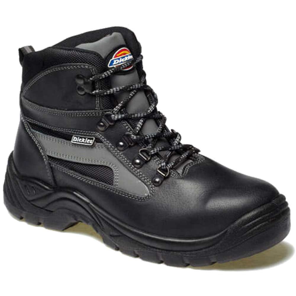 Dickies Mens Severn Super Safety Work Boots Black Size 7