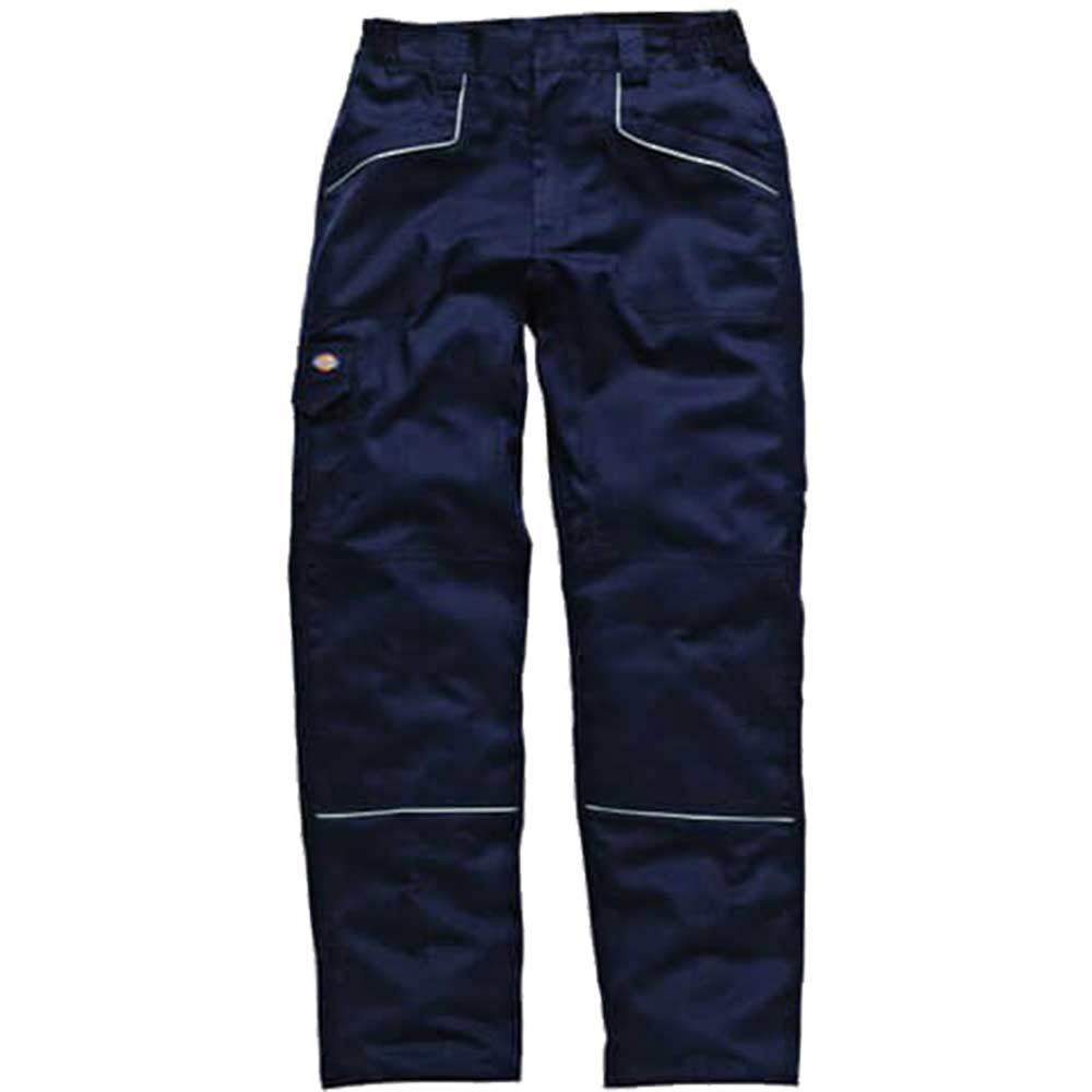 Dickies Mens Industry 260 Work Trousers Navy Blue Waist 42 Leg 33