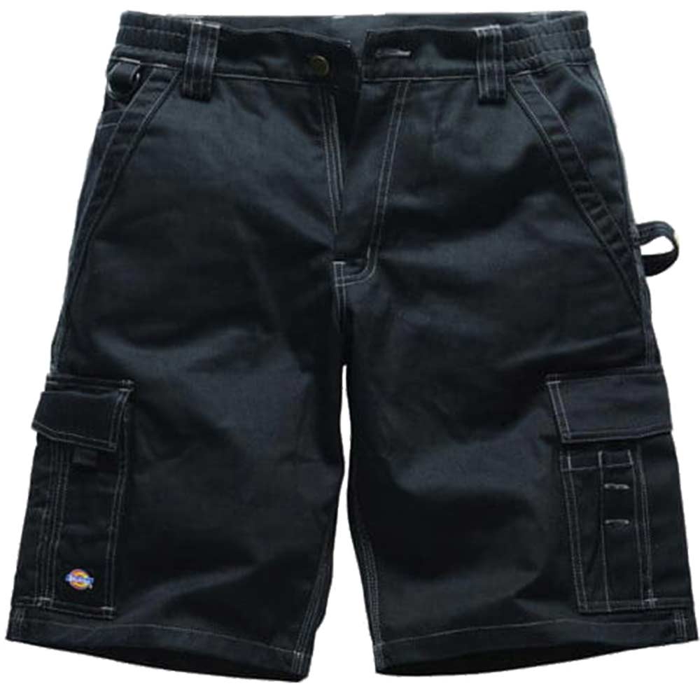 Dickies Mens Industry 300 Two Tone Work Shorts Black 40 Waist 33 Leg