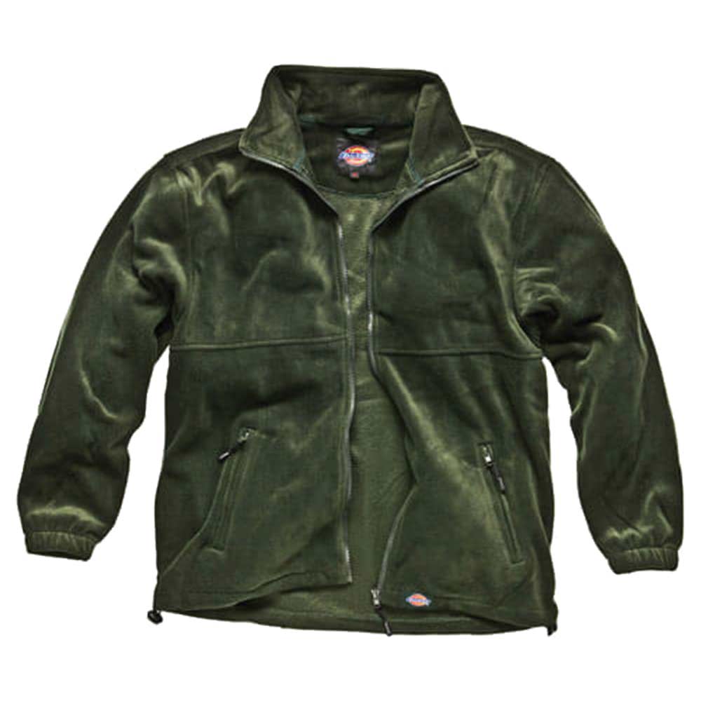 Dickies Mens Seville Fleece Jacket Bottle Green 3XL