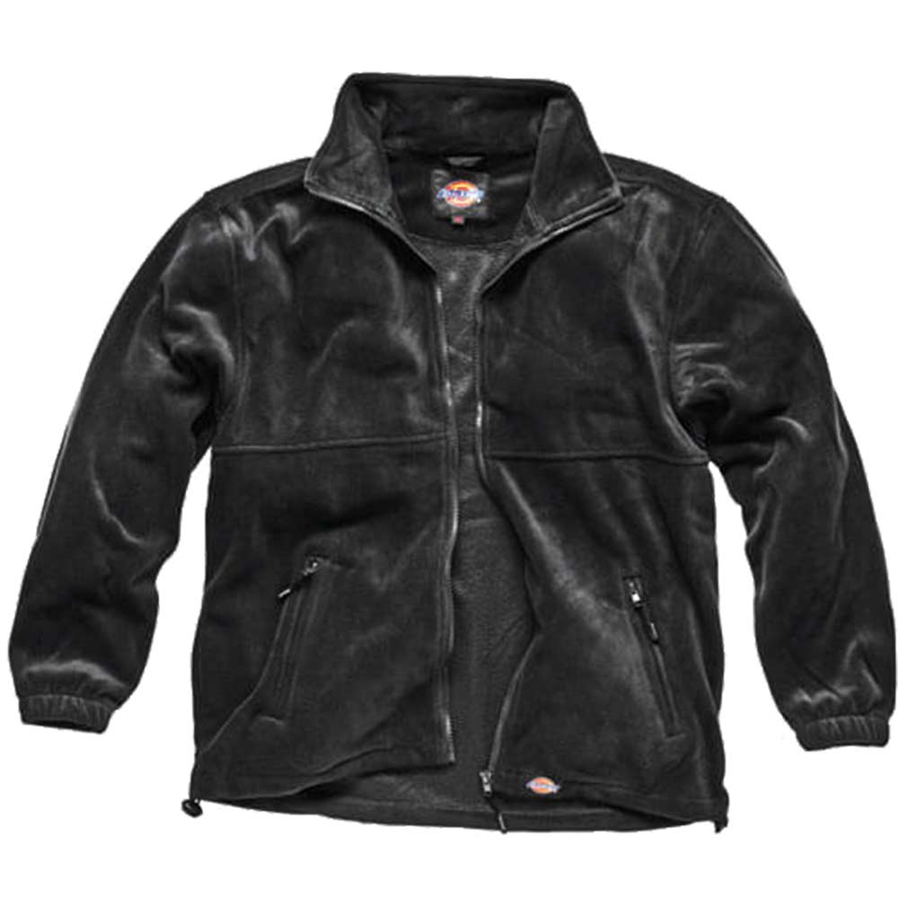 Dickies Mens Seville Fleece Jacket Black Medium