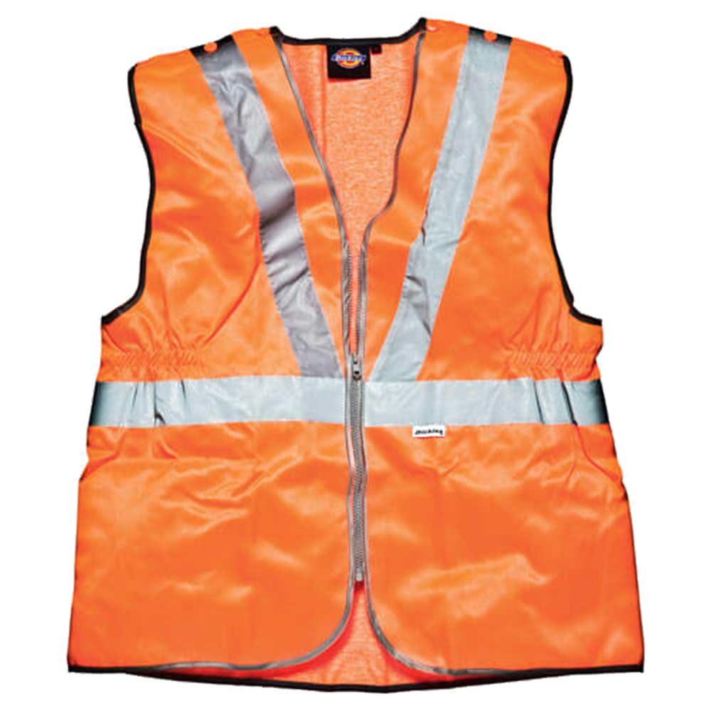 Dickies GORT Hi Vis Safety Waistcoat Orange 4XL