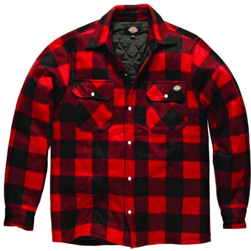 Dickies Mens Portland Shirt Red Large