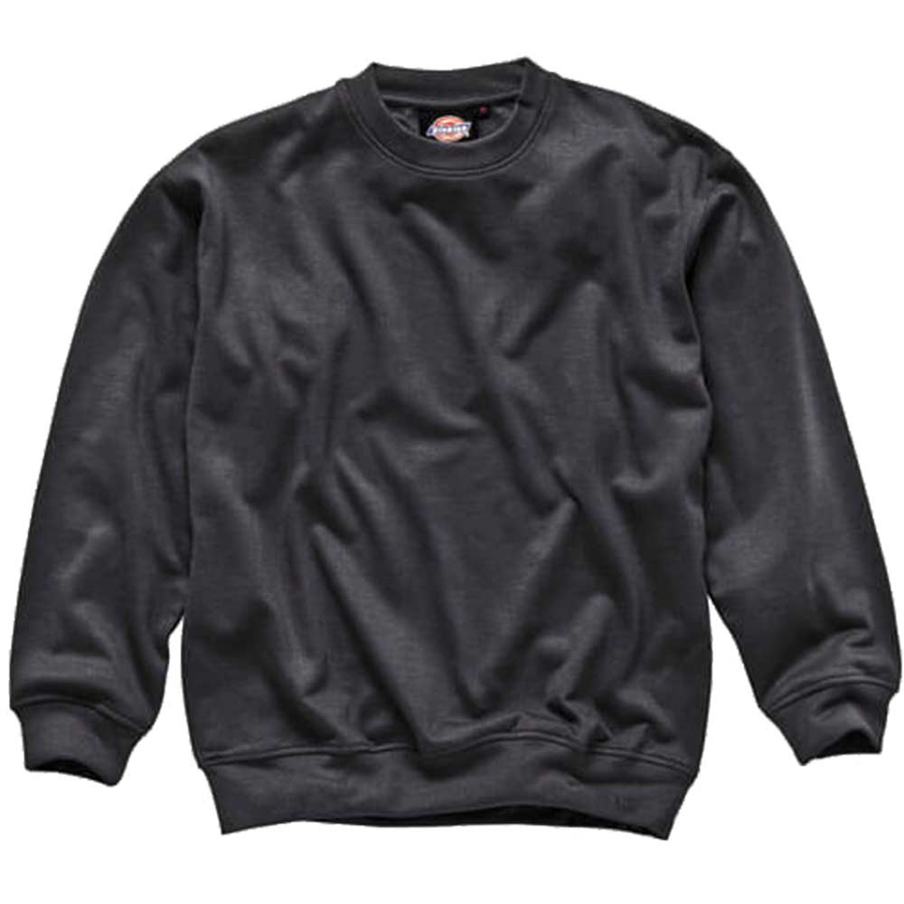 Dickies Mens Crew Neck Sweatshirt Black Medium