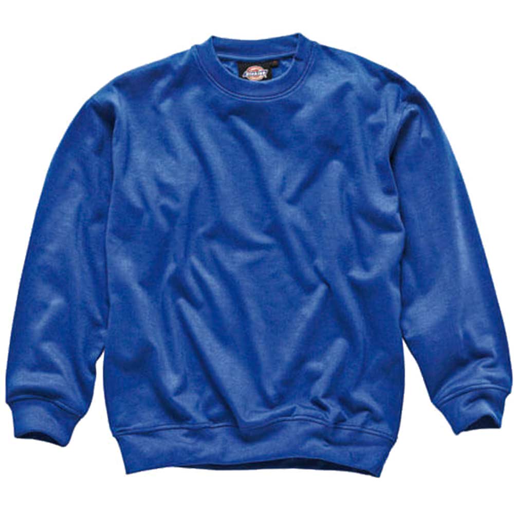 Dickies Mens Crew Neck Sweatshirt Royal Blue 2XL