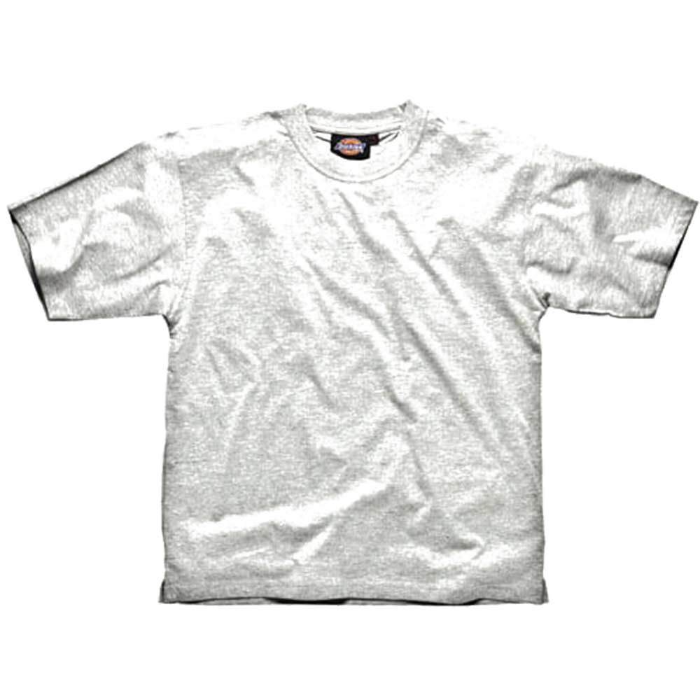 Dickies Mens Crew Neck Cotton T Shirt Mid Grey 3XL