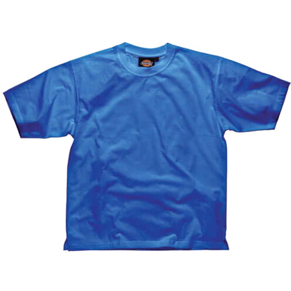 Dickies Mens Crew Neck Cotton T Shirt Royal Blue 3XL