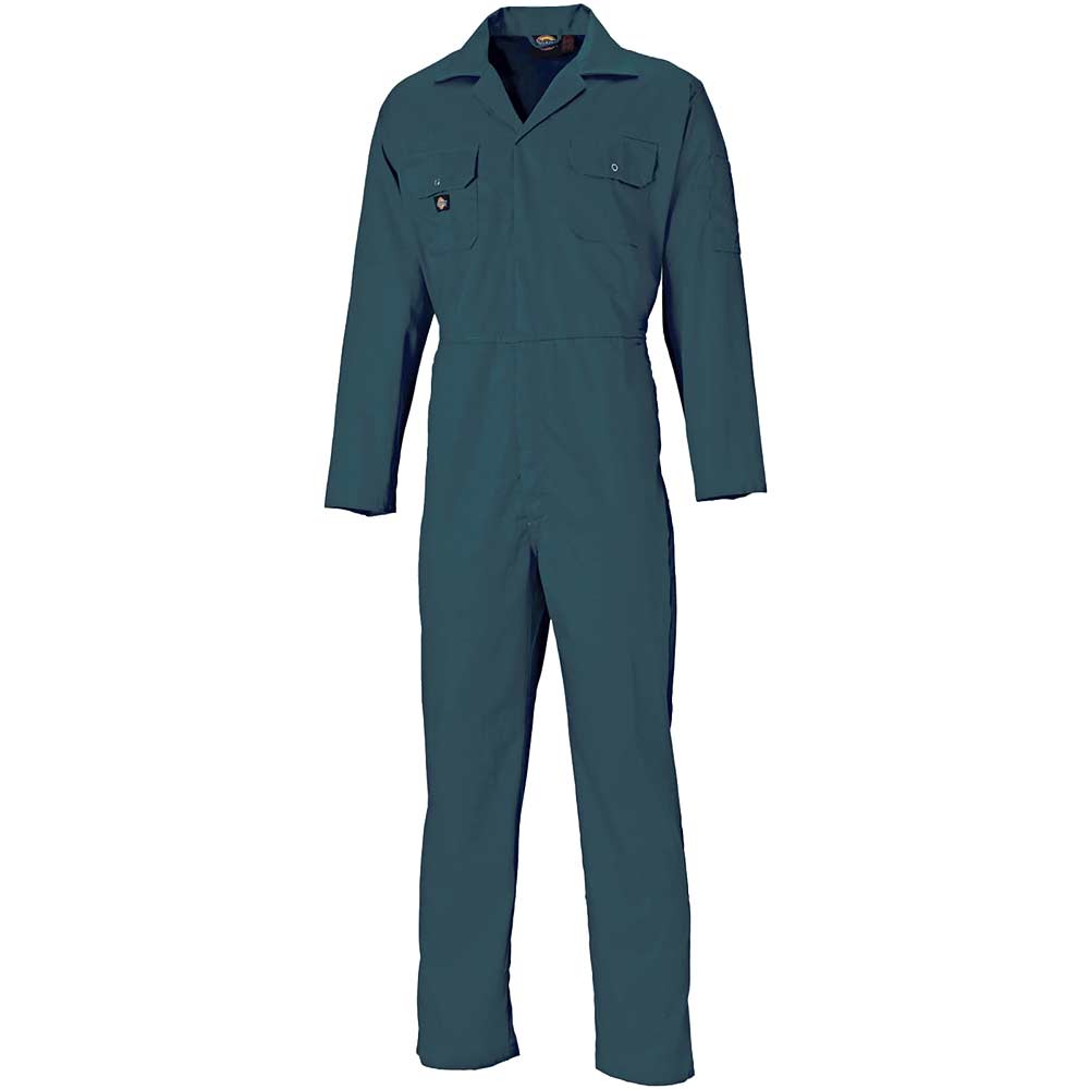 Dickies Mens Redhawk Economy Overalls Lincoln Green Large 30 Leg