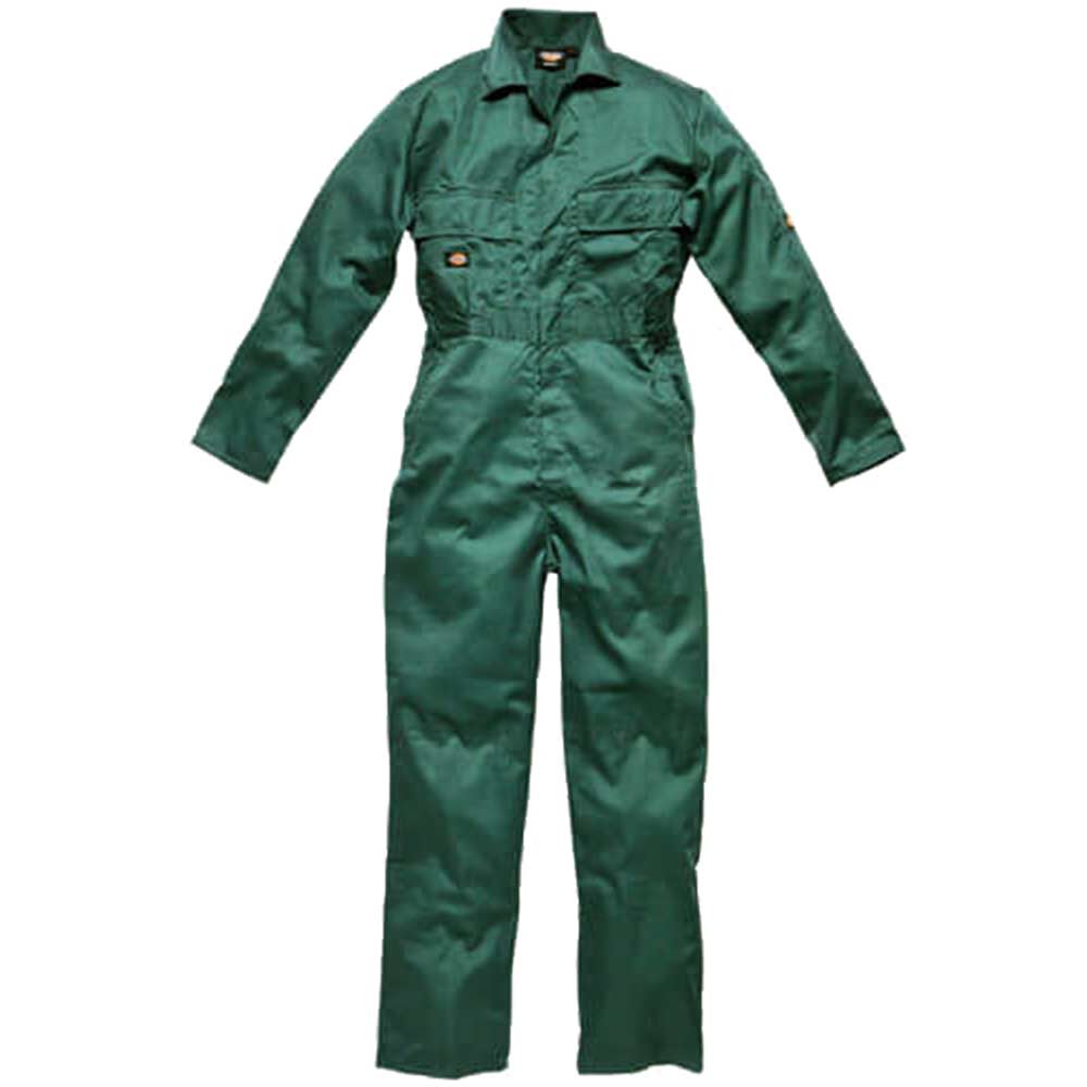 Dickies Mens Redhawk Overalls Lincoln Green 46 Chest and 30 Leg