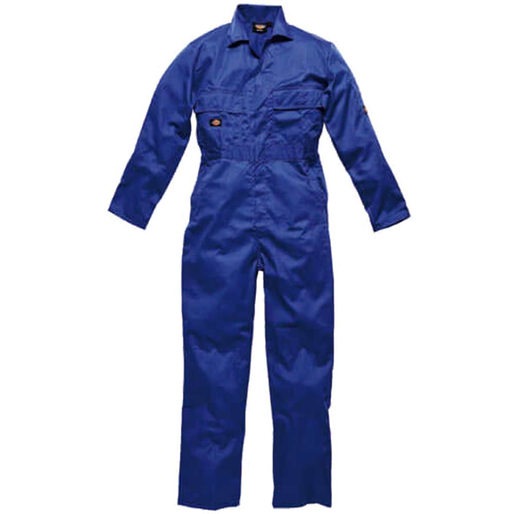 Dickies Mens Redhawk Overalls Royal Blue 36 Chest and 30 Leg