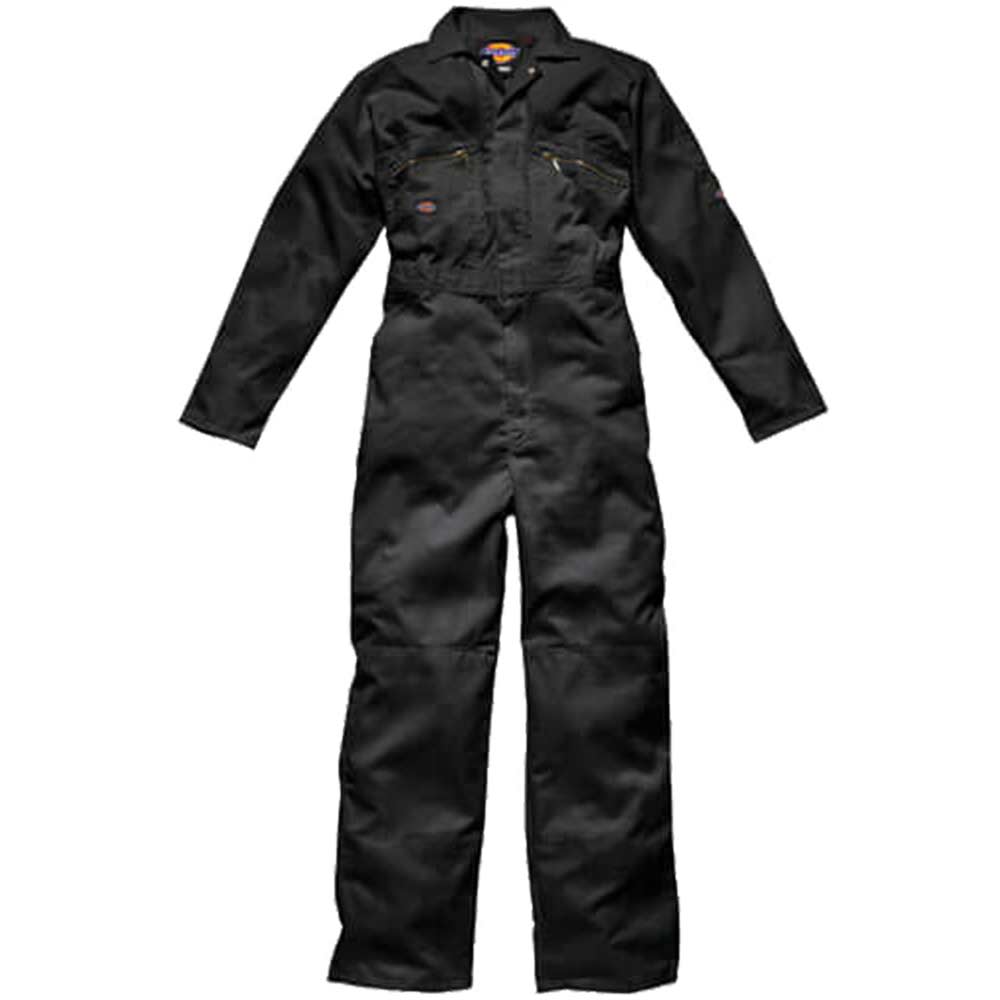 Dickies Mens Redhawk Overalls Black 42 Chest and 32 Leg