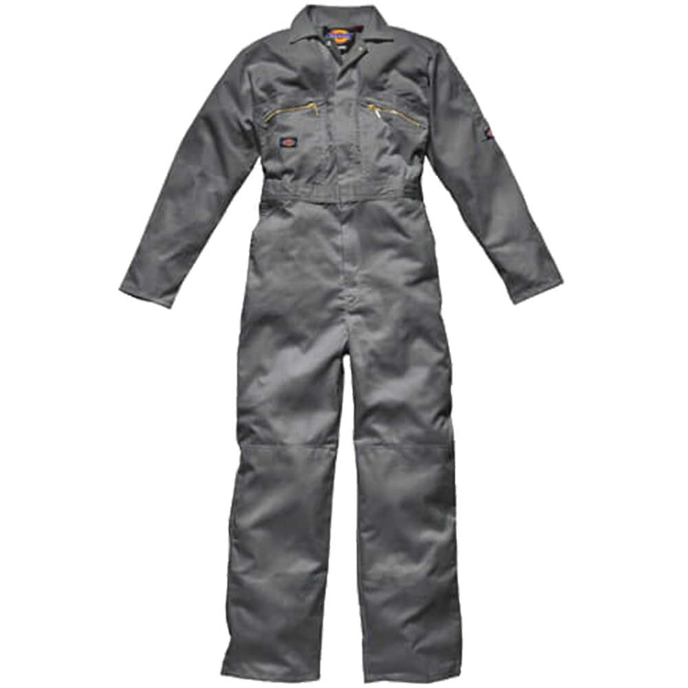 Dickies Mens Redhawk Overalls Grey 42 Chest and 30 Leg