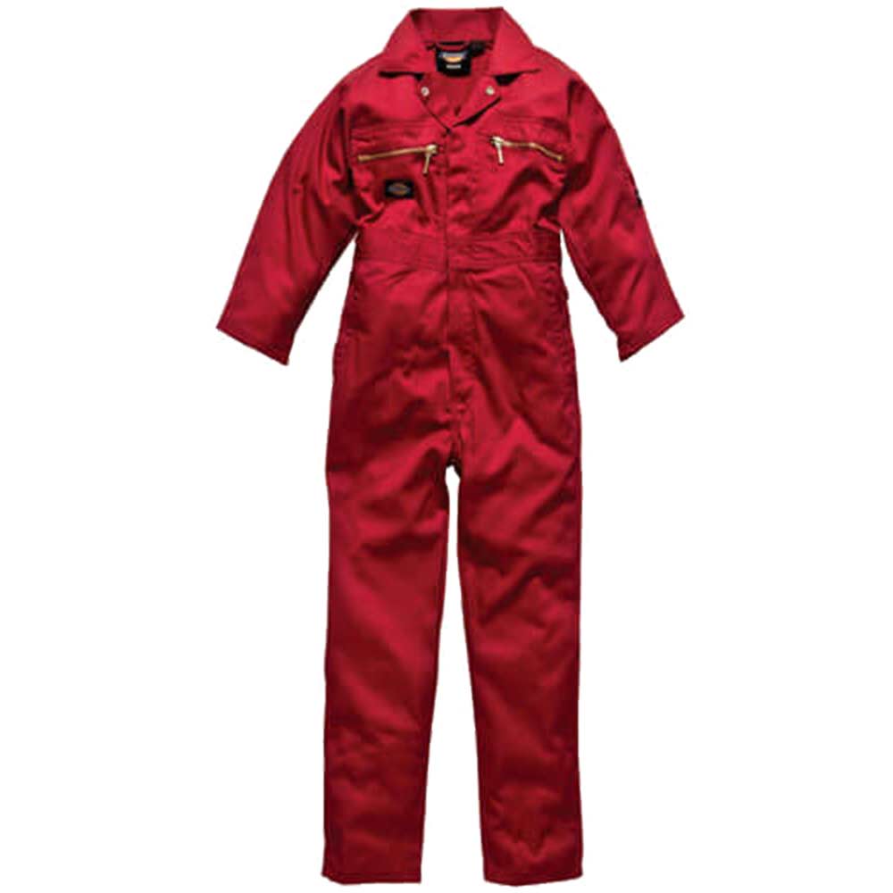 Dickies Childrens Redhawk Overalls Red 32 Chest