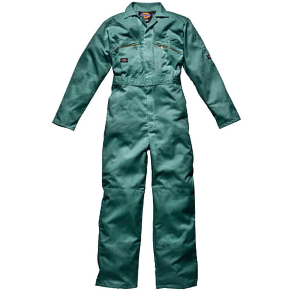 Dickies Mens Redhawk Overalls Lincoln Green 36 Chest and 30 Leg