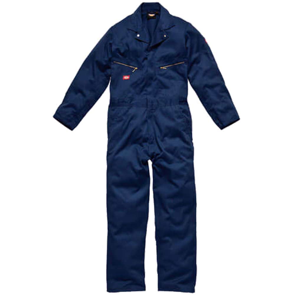 Dickies Mens Deluxe Overalls Navy Blue Small Regular Leg