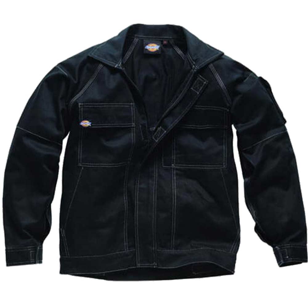 Dickies Mens Grafter Duo Tone 290 Work Jacket Black Small