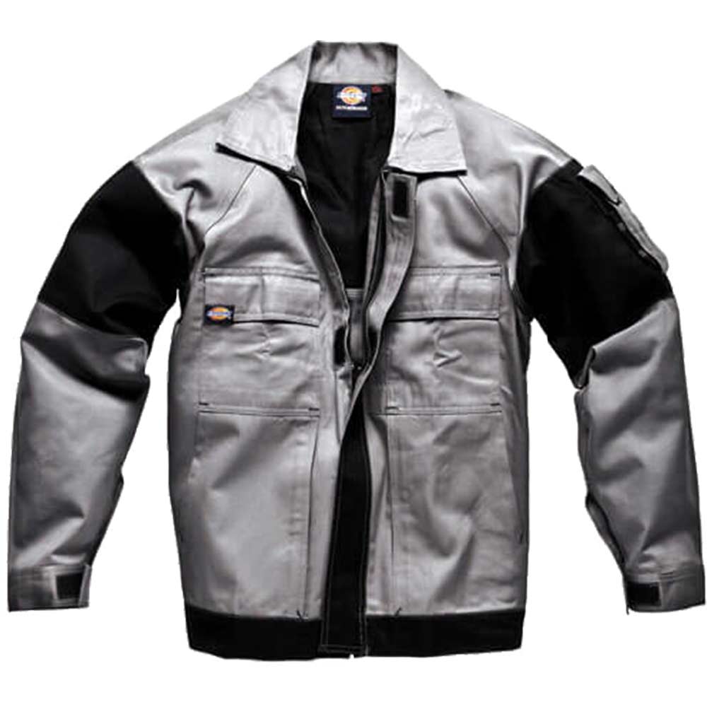 Dickies Mens Grafter Duo Tone 290 Work Jacket Grey Black XL