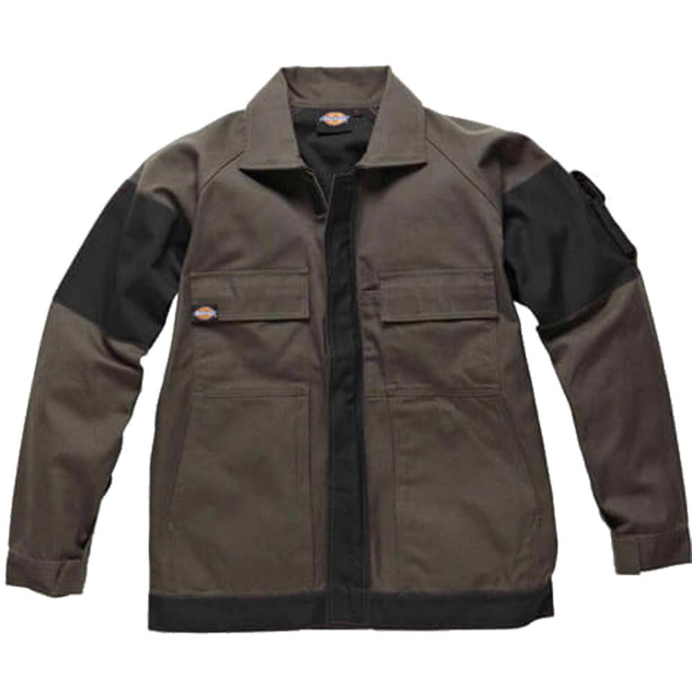 Dickies Mens Grafter Duo Tone 290 Work Jacket Olive Green Black Medium