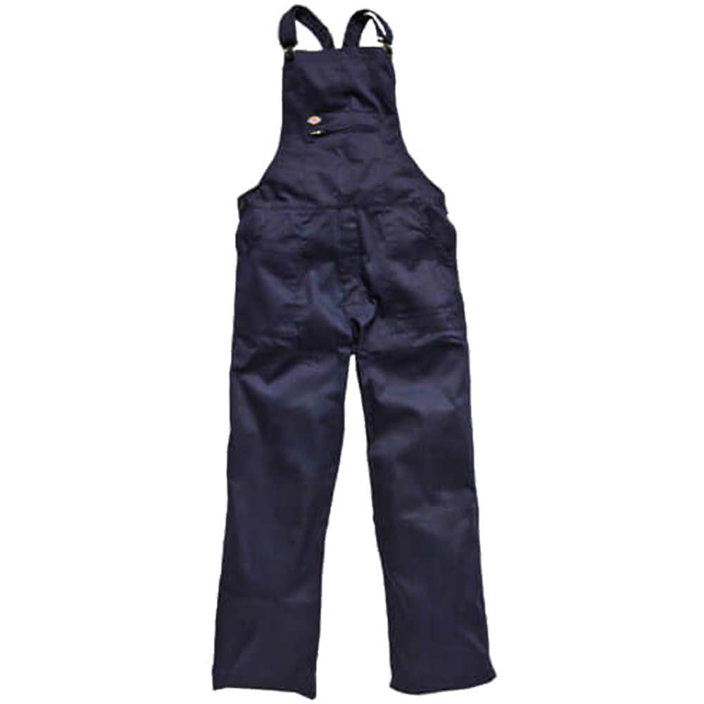 Dickies Mens Redhawk Bib and Brace Navy Blue Medium